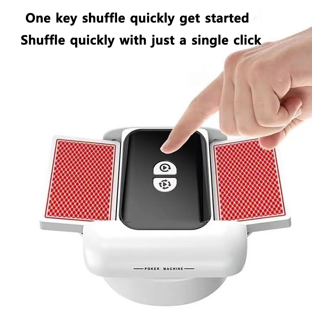 Party Games Cards - 充電式自動カード シャッフル マシン電動ポーカー カード シャッフル ツール