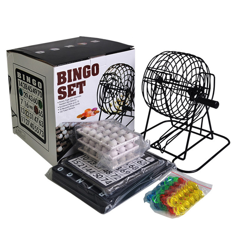 Party Games For Large Groups - ビンゴ宝くじマシン スチールビンゴゲームケージセット 大人 家族 大規模パーティー グループエンターテイメント