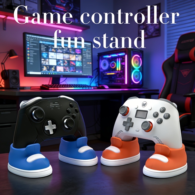 Party Games In Ps5 - 楽しいゲームコントローラースタンド - カラフルな靴型スタンド、PS4、PS5、Xboxコントローラーなどに対応、ゲーム愛好家に最適