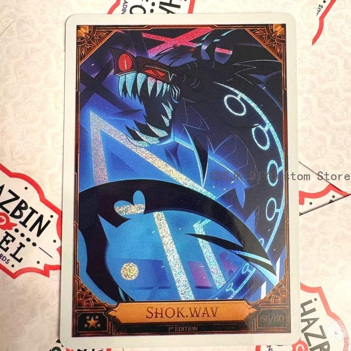 Party Games Cards - ゲーム「ハズビンホテル」アラストル・ヴォックス・リリス・ヴァギー コスプレ フラッシュカードコレクション ポーカーカード ポスター 漫画ファンコレクション