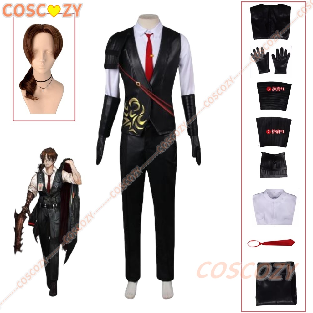 Party Games Company - リムバス・カンパニー グレゴル・シンナー # 13 コスプレ衣装ウィッグ制服ハロウィンクリスマスパーティーコスチュームカスタムサイズ任意のサイズ