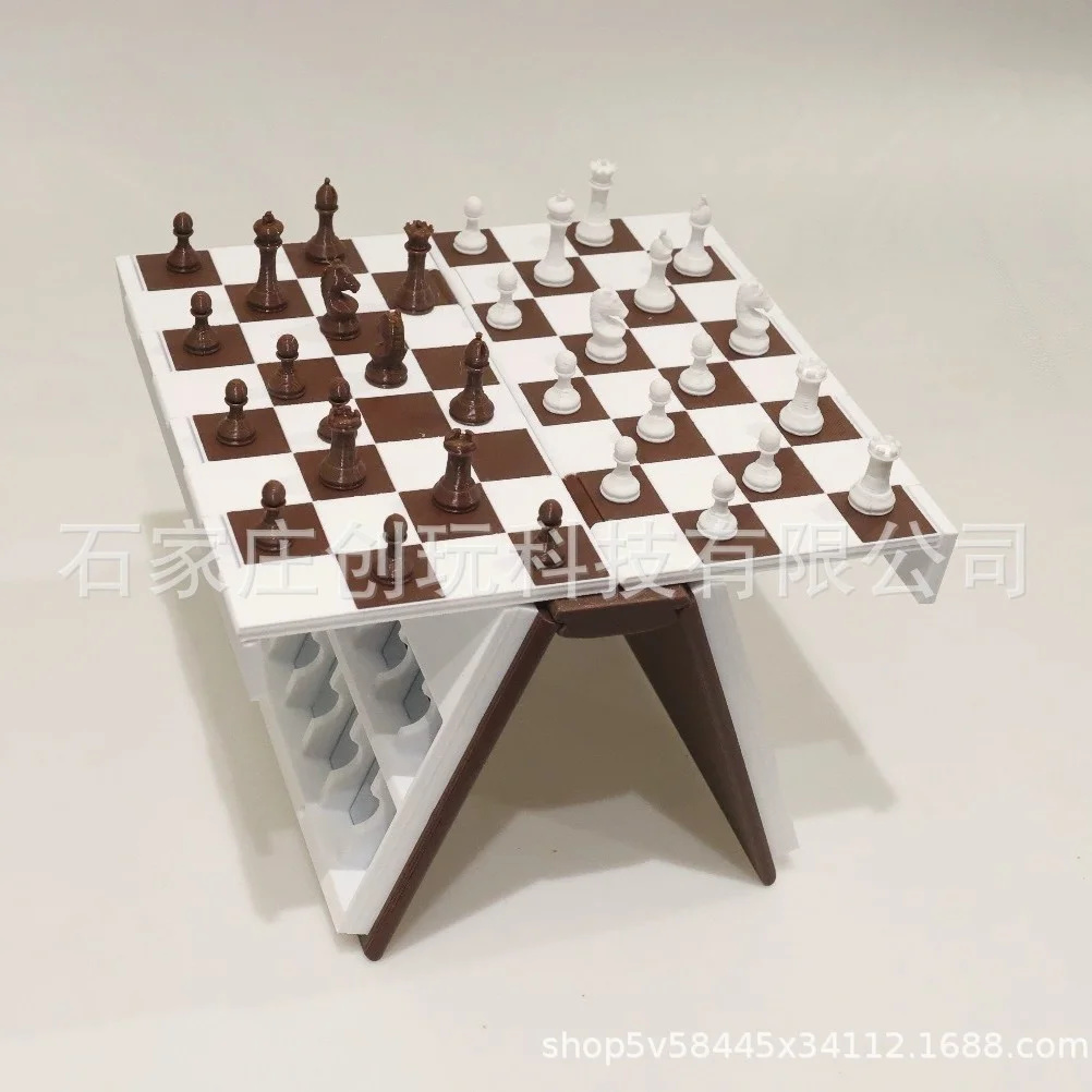 Book Party Games - 3D プリントゲームハングマンボード折りたたみ本古典的な卓上ゲーム家族インタラクティブパーティー子供教育玩具ギフト