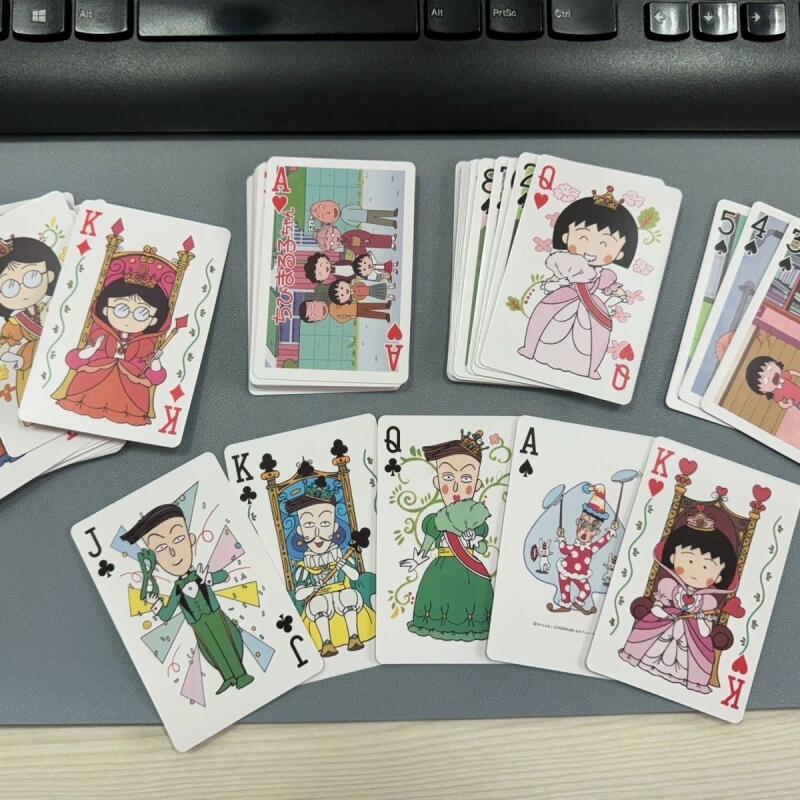 ちびまる子ちゃんの漫画柄トランプカード 日本風アニメ レジャ - Party Games Cards のレビューと価格