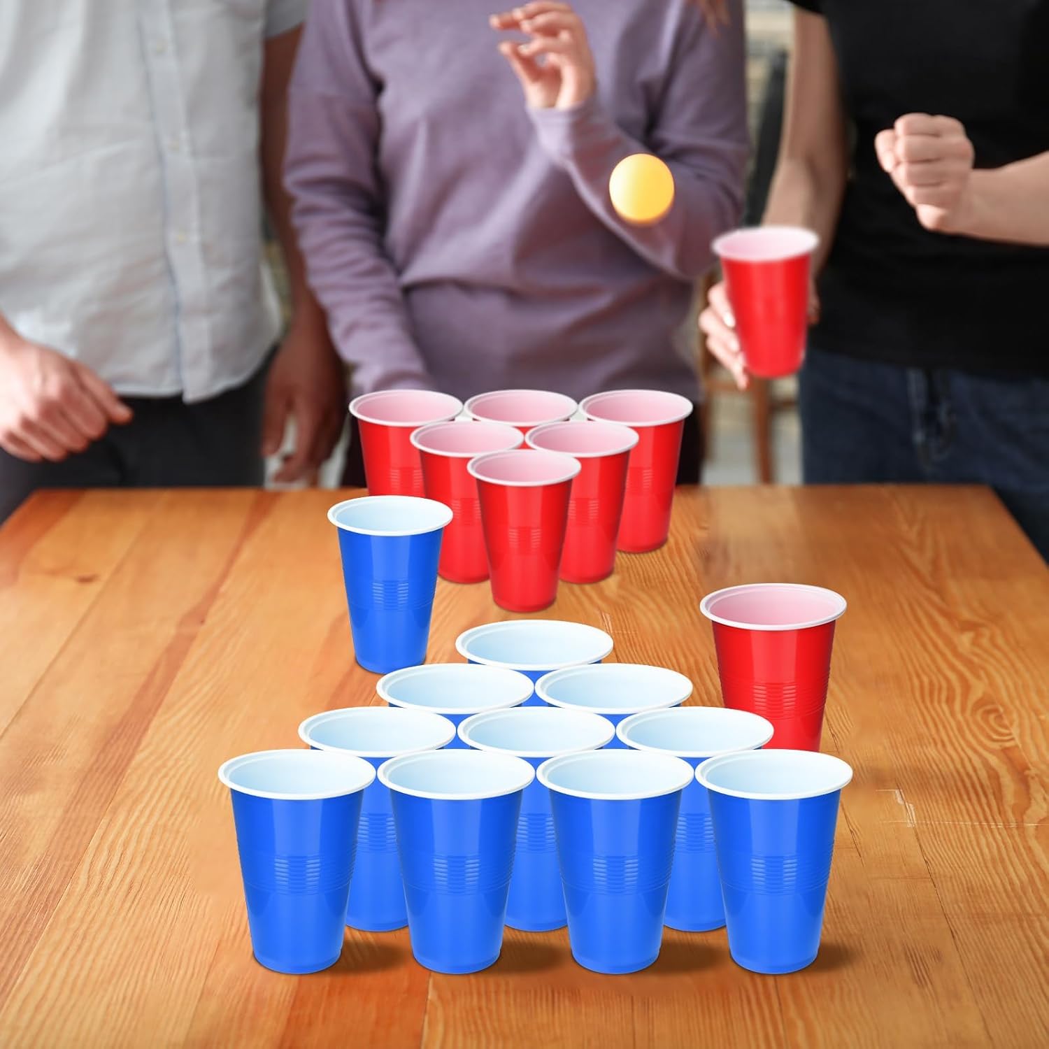 60個入り 16オンス プラスチック製パーティーカップ、卓球 - Party Games Jenga のレビューと価格