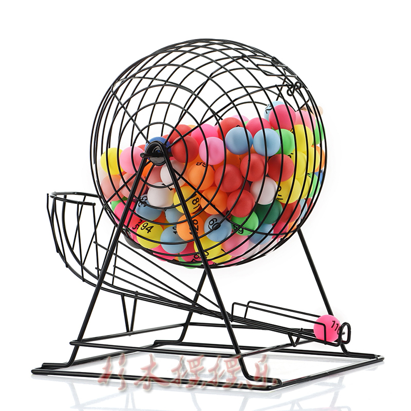 スチール製ビンゴ抽選機ゲームケージセット 大人向け 家族向け - Party Games For Large Groups のレビューと価格