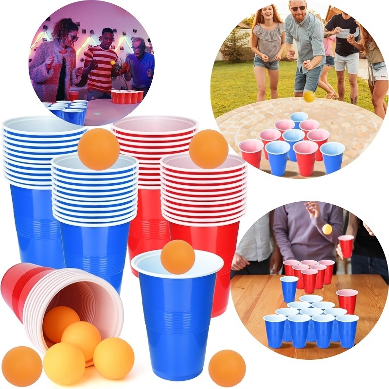 YANBIGUO ビールポンゲームセット 24個入り 16オ - Party Games Jenga のレビューと価格